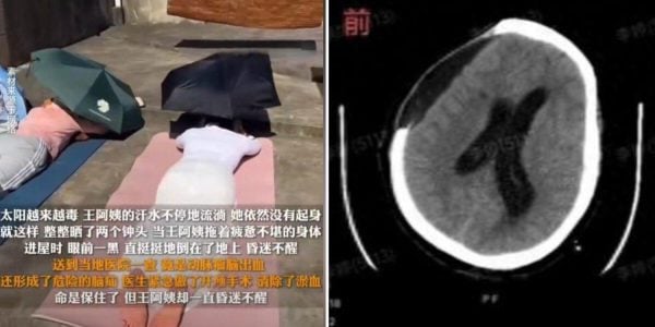 woman sunbathing china