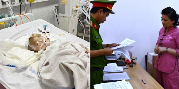 14-month-old thrown babysitter