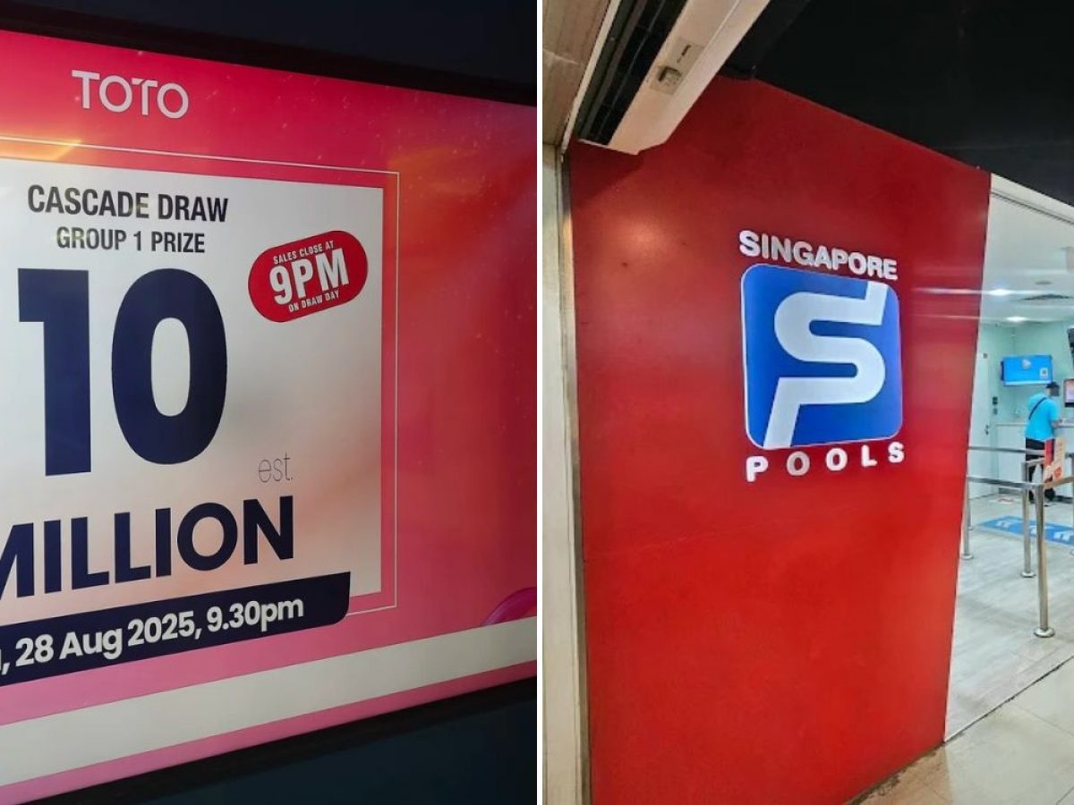 3 winners share S$12.5M TOTO jackpot on 28 Aug, each of them get almost  S$4.2M