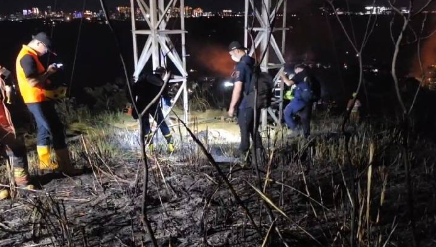 man electrocuted power tower