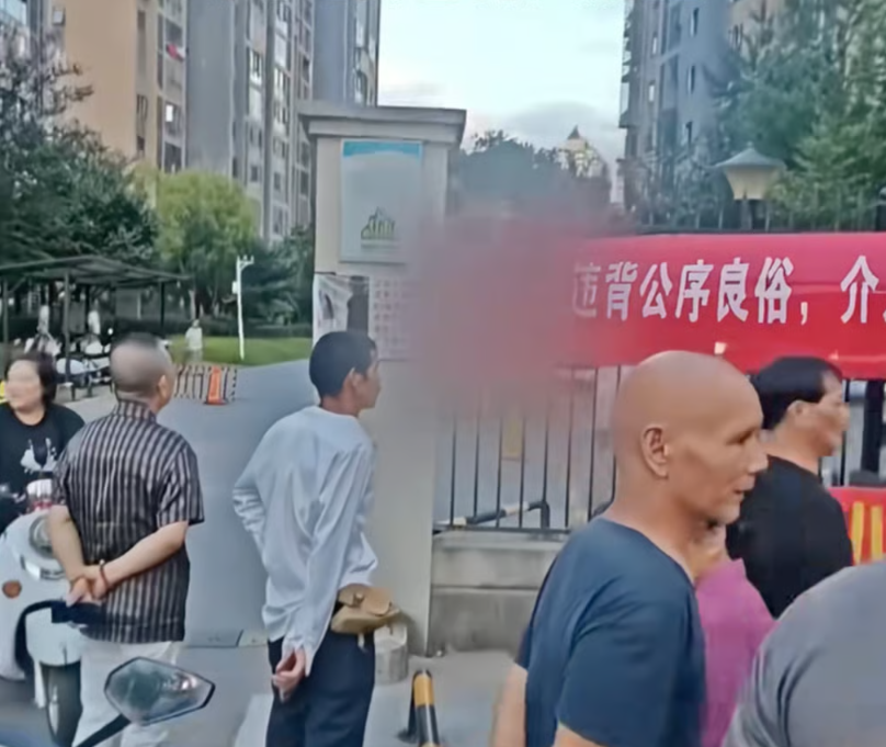 woman banners friend husband