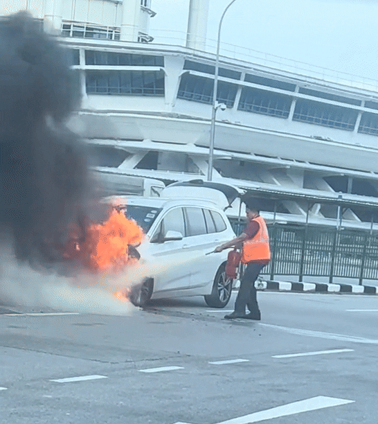 smrt car fire