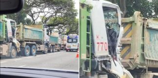 chain collision trucks ecp