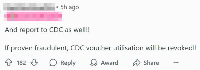 scammed CDC vouchers