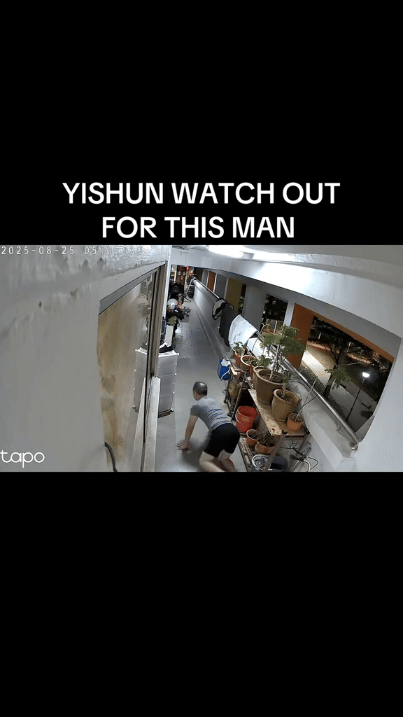 man crawling arrested