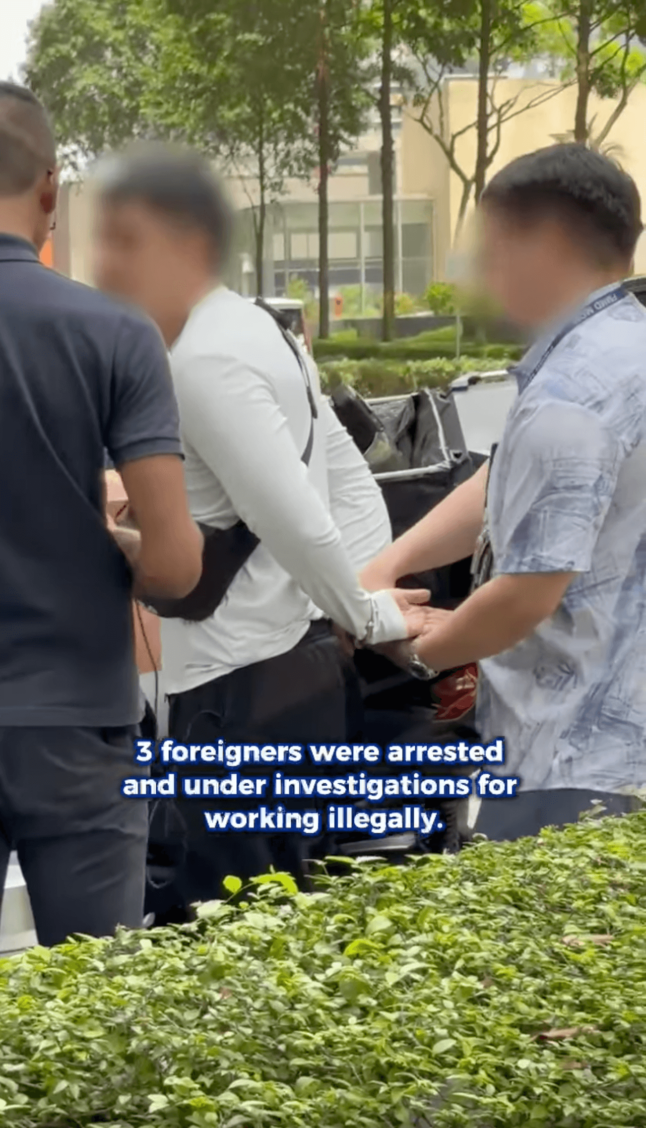 foreigners illegal delivery riders