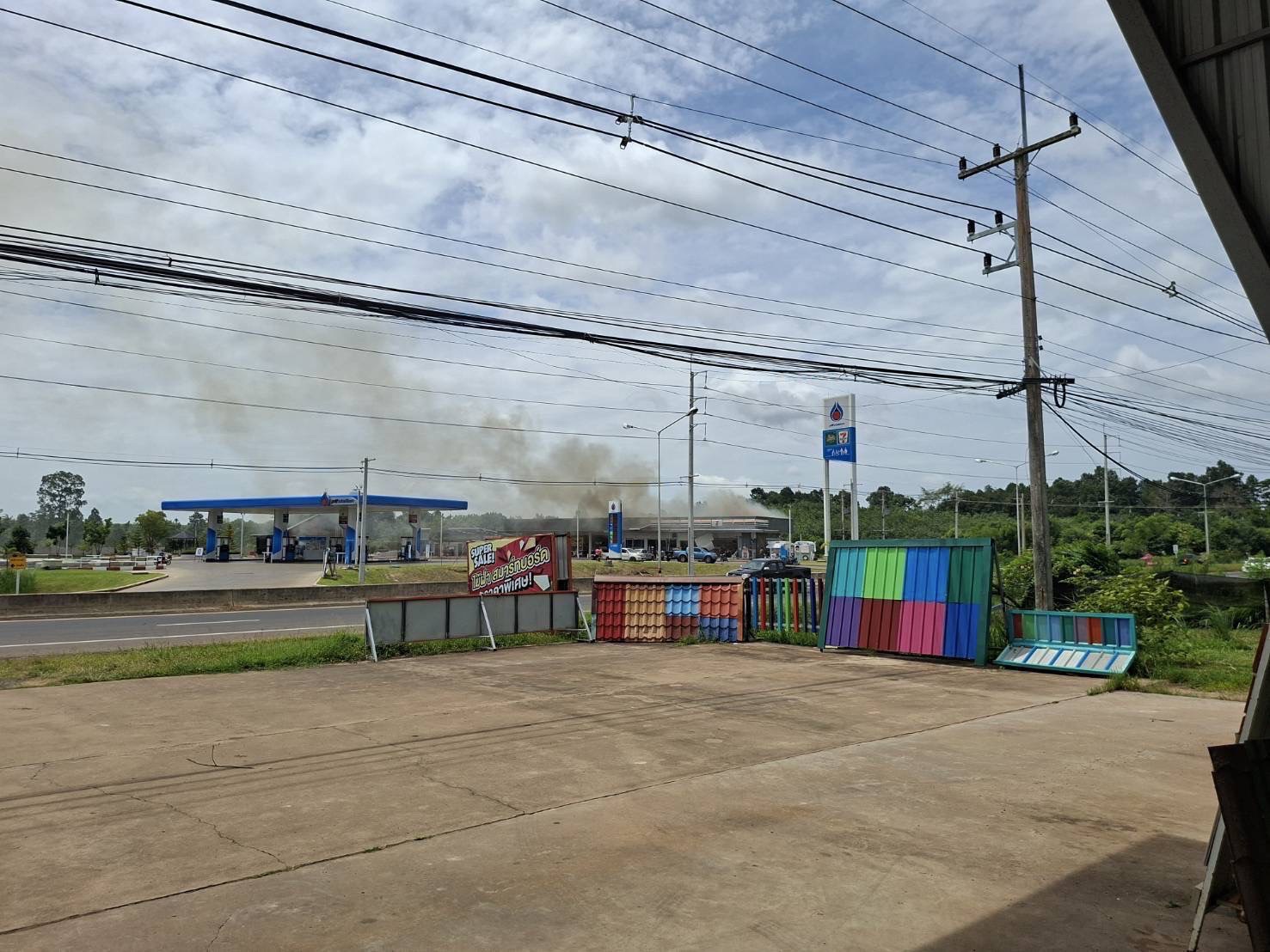 insurance gas station thailand fire