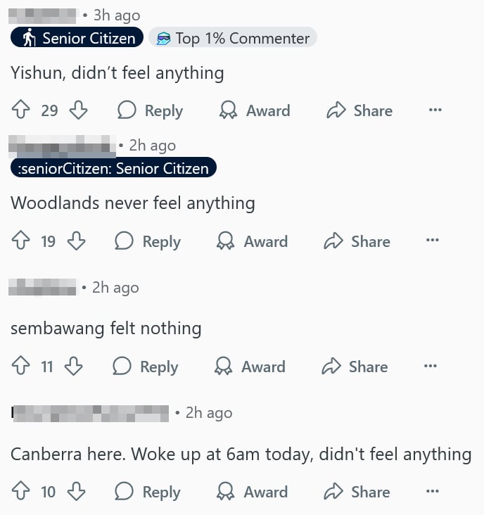 earthquakes tremors johor