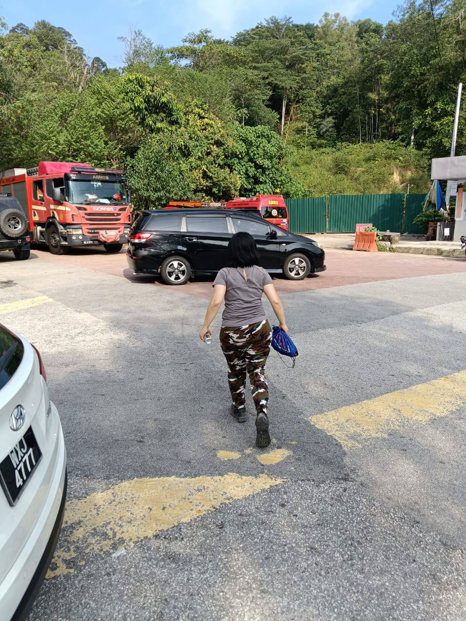 woman lost forest uncle