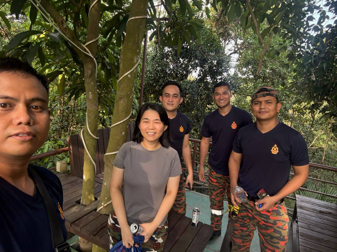 woman lost forest uncle