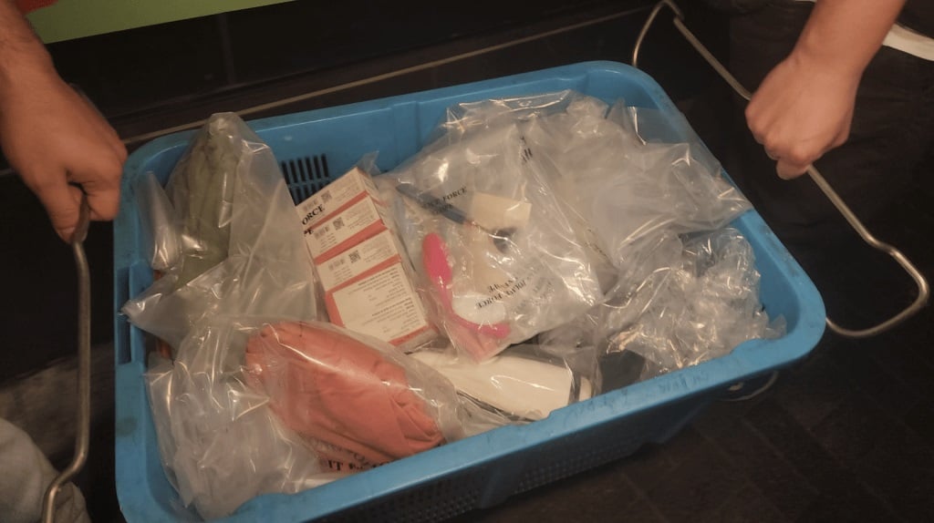 man dead sex toys evidence