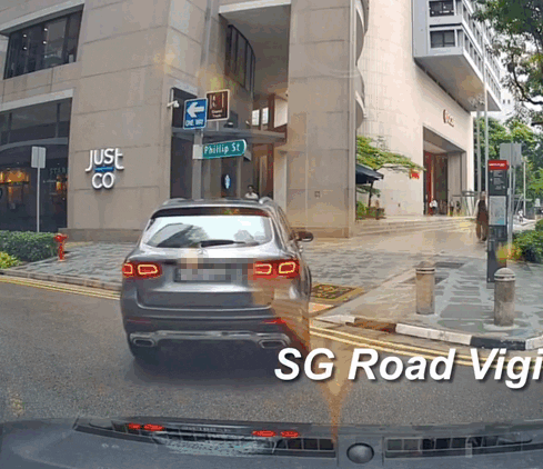 Mercedes footpath ocbc