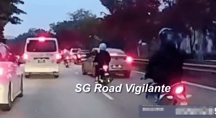 lane-splitting motorcyclist tpe