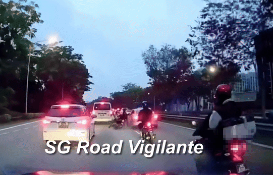 lane-splitting motorcyclist tpe