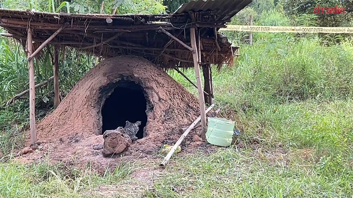 parents newborn charcoal kiln
