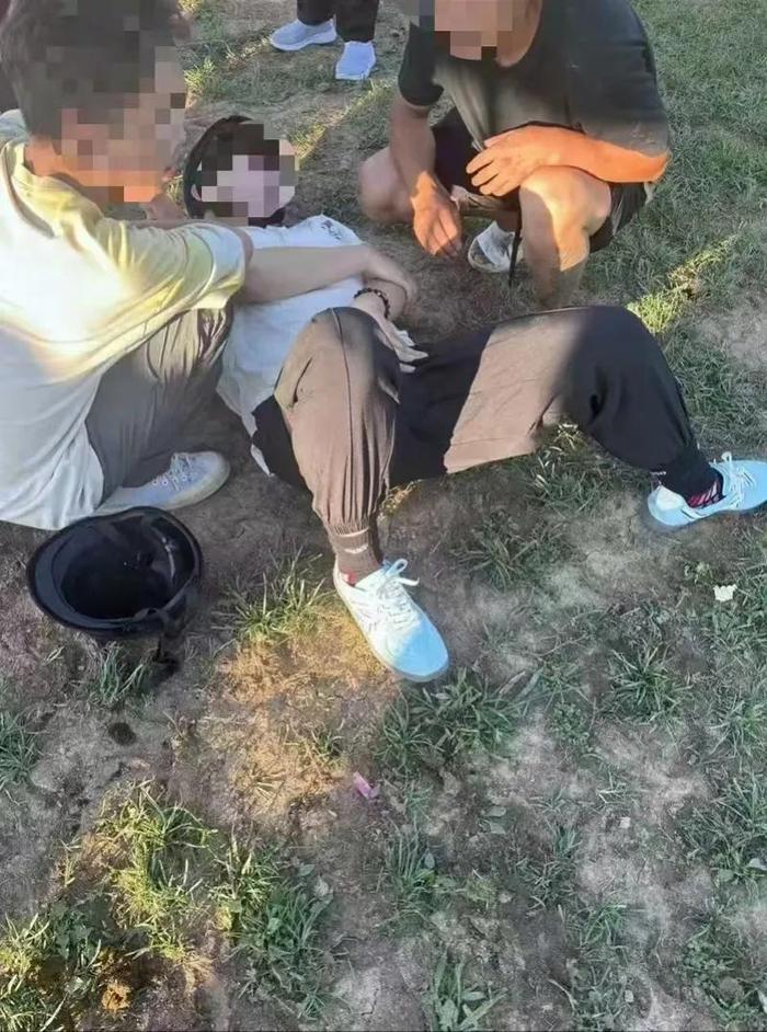 man horse kicked groin