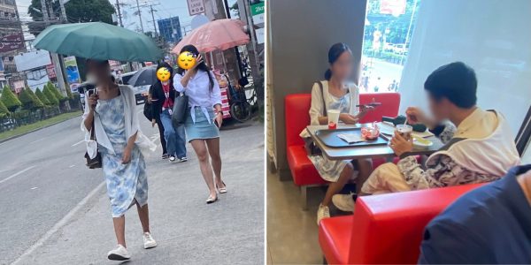 woman begs money date