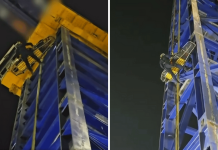 worker crane