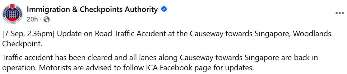 causeway accident