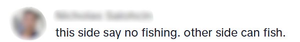 illegally fishing