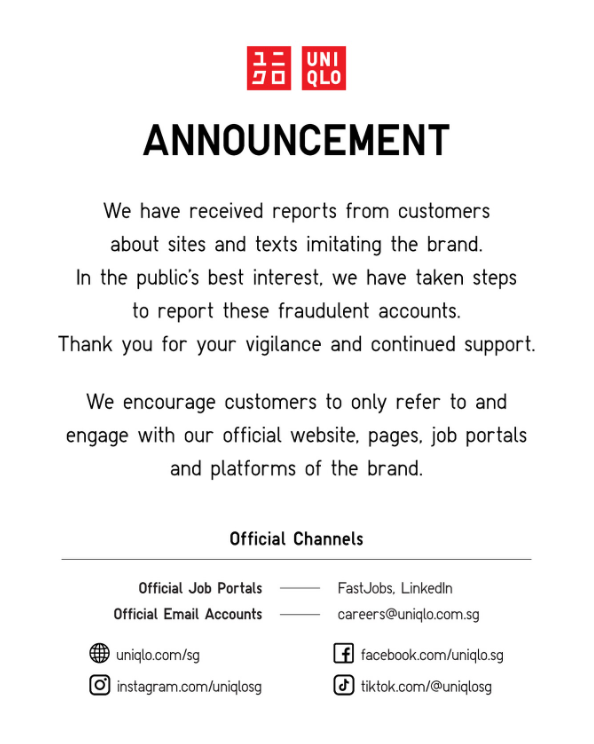 Uniqlo fake