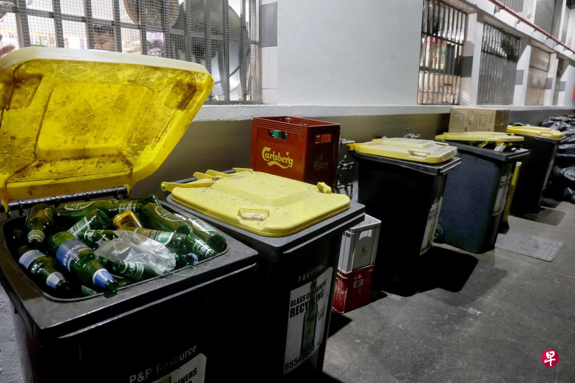 beer bottles recycling