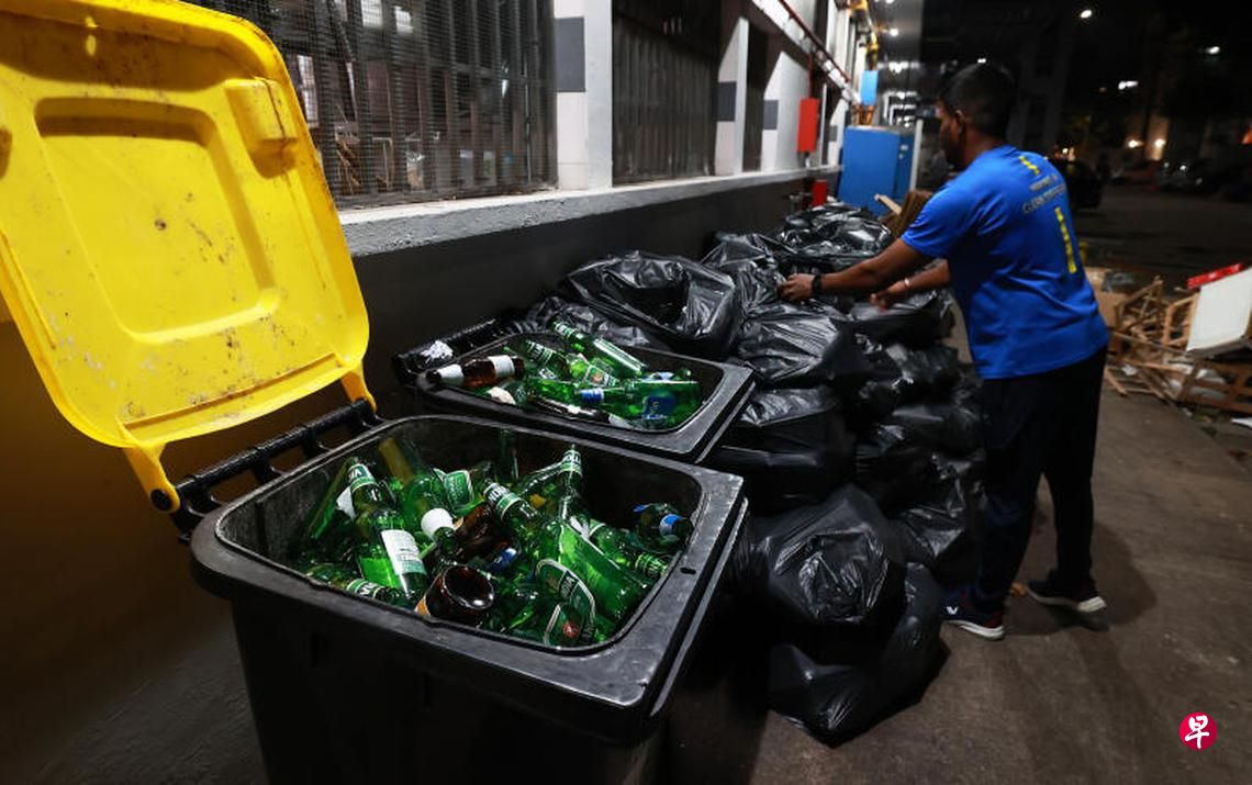 beer bottles recycling