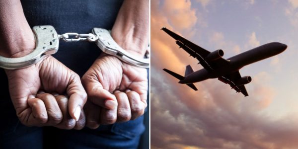 couple bomb threat airline