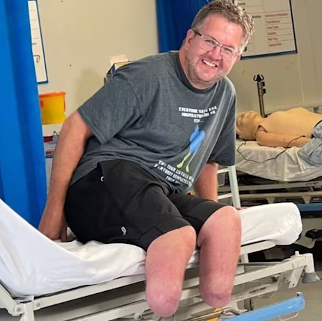 doctor amputated feet sexual media