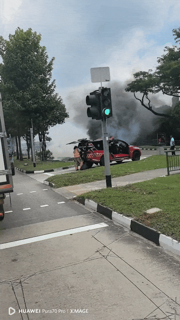 lorry fire