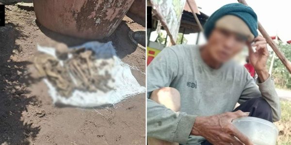 husband's remains septic tank