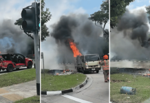 lorry fire