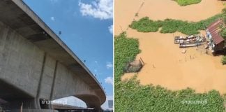 man motorcycle barrier