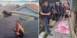 man shooting neighbour