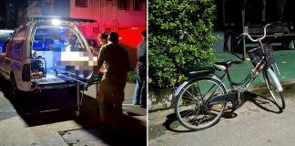 mother died collapsing bicycle