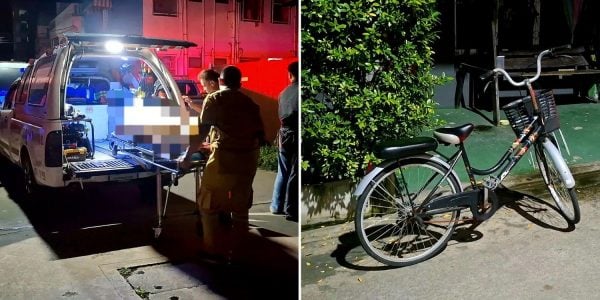 mother died collapsing bicycle