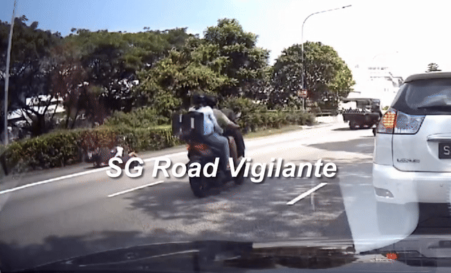 motorcyclist bke shoulder