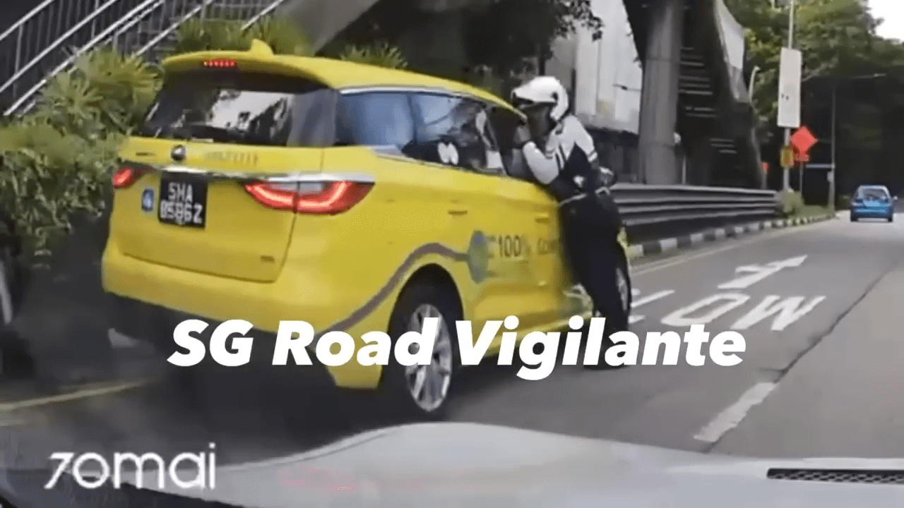 taxi driver arm window