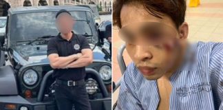 singaporean assaulting driver