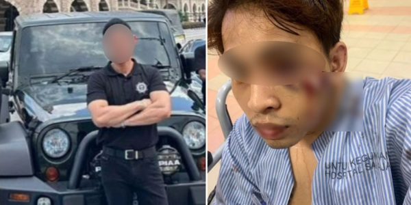 singaporean assaulting driver