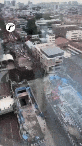 sinkhole hospital thailand sparks