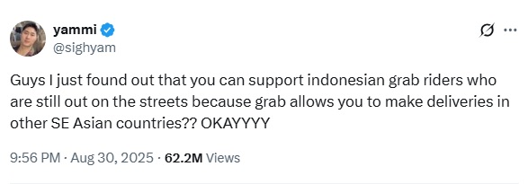 support indonesian riders protests post 1