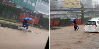 taxi driver students floodwaters