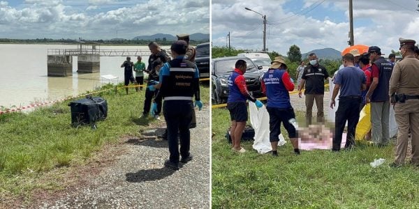 woman body suitcase reservoir