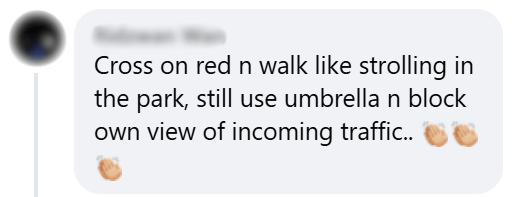 jaywalking pedestrian