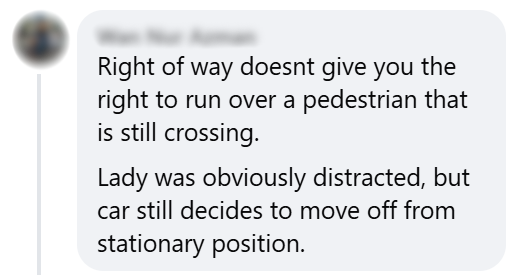 jaywalking pedestrian