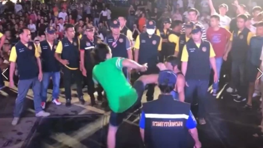 headman drunk men fight