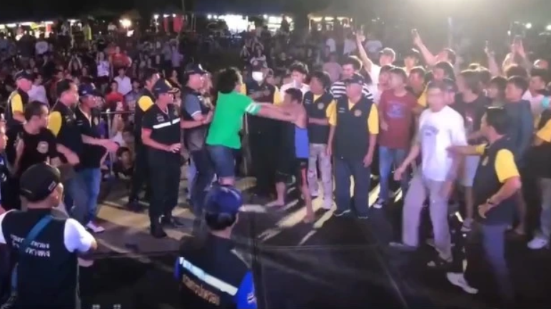 headman drunk men fight