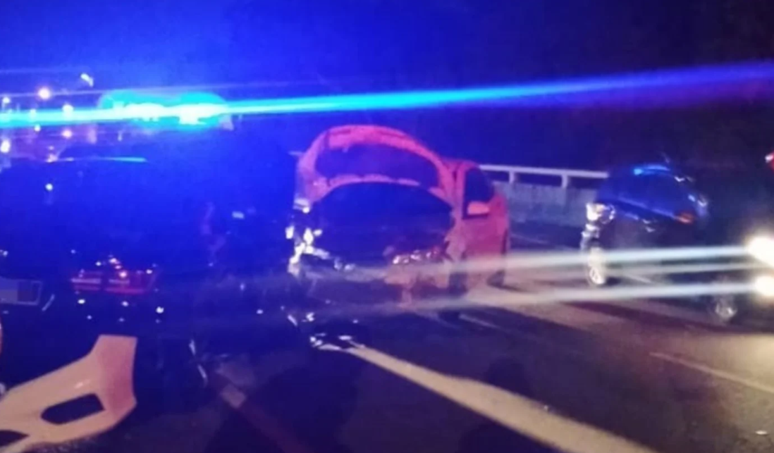 woman head-on collision