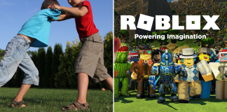 boy slashes brother roblox